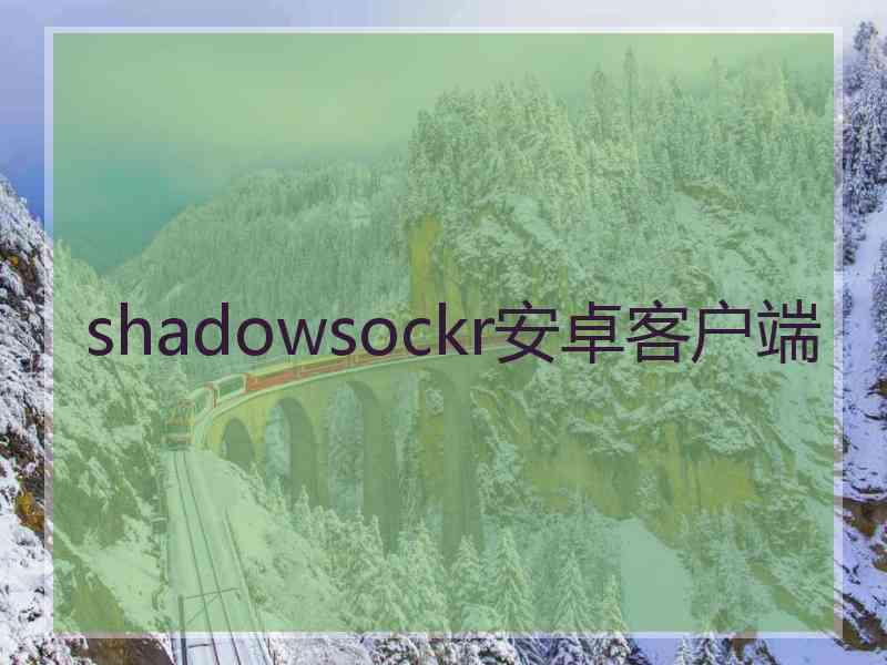 shadowsockr安卓客户端